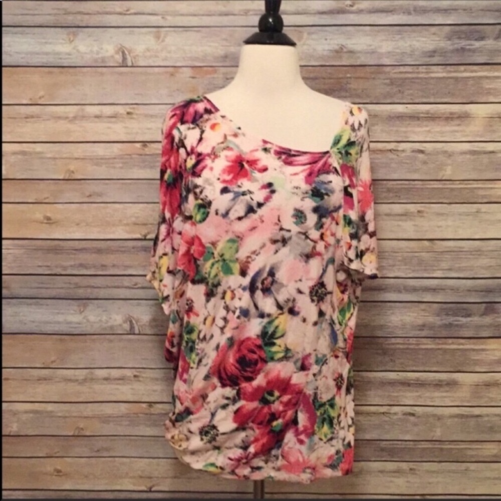 Anthropologie Deletta Floral Shirt